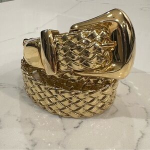 Gold Braided Women's Belt